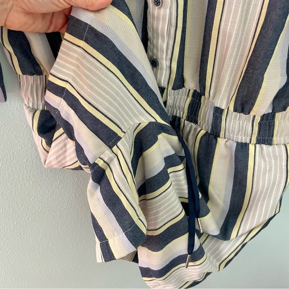 Travis Mathew LUCKY LOO TWILL TIE WAIST ROMPER navy size medium - Picture 9 of 16